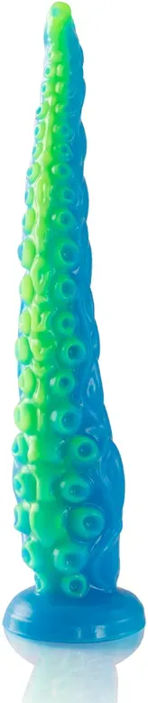 EPIC - SCYLLA FLUORESZIERENDER DÜNNER TENTAKEL-DILDO, GROSSE GRÖSSE
