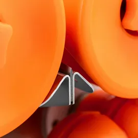 Royal Catering Orangenpresse halb automatisch 120 W 20 Orangen/min Zitruspresse Entsafter, Orange