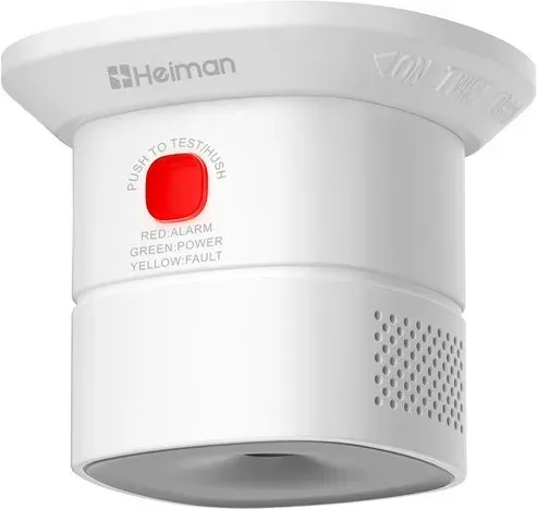 HEIMAN Mini CO-Alarm | Red Dot Design-Preis, EN 50291 zertifiziert, 85 dB Alarm, präzise Reaktionsleistung, einfache Montage