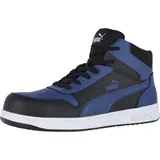 Puma Sicherheitsschuhe, Frontcourt Blue/Blk Mid S3 (S3, 46