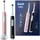 Oral-B Pro 1 Doppelpack schwarz/pink + 2. Handstück