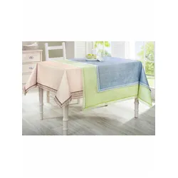 Tischdecke Gr. 1, beige (natur), B:110cm L:140cm, Tischdecken, Gartentischdecke Tischdecke