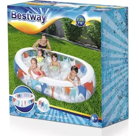 BESTWAY Pool Elliptic Planschbecken 229 x 152 x 51 cm (54066)