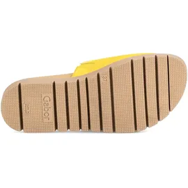 Gabor Damen, Gr. 44 gelb Schuhe Pantolette