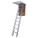 Dolle alu-top F90 Bodentreppe Scherentreppe bis 279cm Raumhöhe 140x70cm mit U-Wert 0,93