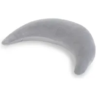 Theraline Stillkissen Plüschmond 140 cm Grau
