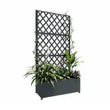 Westmann Dekora 7 Pflanzkasten mit Rankgitter 90 x 43 x 184 cm Anthrazit