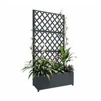 Westmann Dekora 7 Pflanzkasten mit Rankgitter 90 x 43 x 184 cm Anthrazit