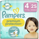 Pampers Premium Protection Gr.4 Einwegwindel, 9-14kg, 25 Stück