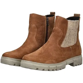 Ricosta Stiefelette Stiefelette Leder/Textil / braunmeliert 38