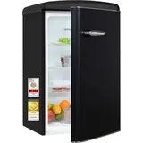 Exquisit RKS120-V-H-160C Vollraumkühlschrank (122 l, 895 mm hoch, Mattschwarz)