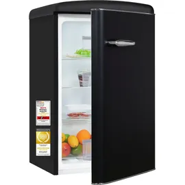 Exquisit RKS120-V-H-160C Vollraumkühlschrank (122 l, 895 mm hoch, Mattschwarz)