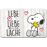 UNITED LABELS Snoopy Brettchen Lebe Liebe, Lache'