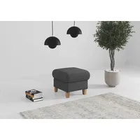 Home Affaire Polsterhocker Glendale mit Stauraum 58 x 48 x 58 cm Grau