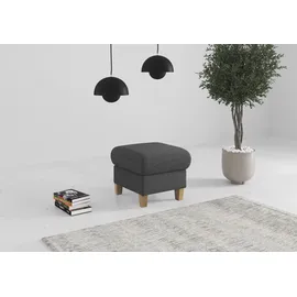 Home Affaire Polsterhocker Glendale mit Stauraum 58 x 48 x 58 cm Grau