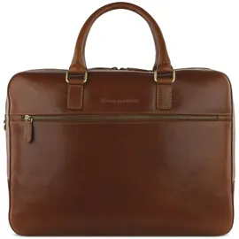 Bugatti Remo Aktentasche Leder 40 cm Laptopfach braun