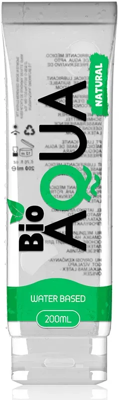 BIOAQUA - SCHMIERMITTEL NATÜRLICHE ZUTATEN AUF WASSERBASIS 200 ML