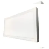 Energmix 60x30 LED Deckenleuchte Panel Aufputz Deckenlampe wandleuchte 24 Watt inkl. Aufbaurahmen 4000K Neutralweiß