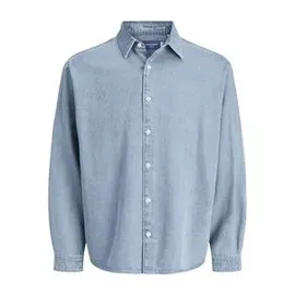 JACK & JONES JORNORREBRO Langarmhemd Blau L