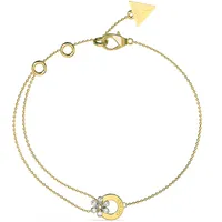 GUESS JUBB05111JWYGS Damen-Armband Lily Flower Goldfarben S
