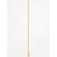 Panzerkette LADY, silber (silber vergoldet 925), Halsketten, Damen, 60, Silber 925 (Sterlingsilber), L: 60, Panzerkette