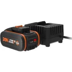 Worx Ladegerät-Set 20V mit 4.0Ah Akku & Ladestation