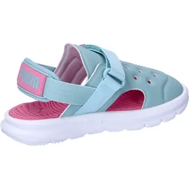 Puma Evolve Sandal AC Inf Kinder Turquoise Surf-Fast Pink-Puma 27