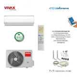 VIVAX M Design 9000 BTU + 3 m Komplett SET Klimagerät Split Klimaanlage A++