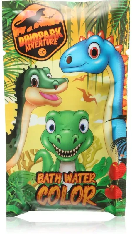 Accentra DINOPARK ADVENTURE Badezusatz mit Farbe, die sich verändert für Kinder 80 g