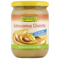 Rapunzel - Erdnussmus Crunchy mit Salz bio (500g)