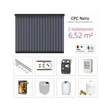 Solarbayer Komplettsolarpaket CPC NERO 2S Bruttogesamtfläche 6,52m2 Vakuumröhren