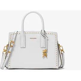 Michael Kors Laila Small Henkeltasche Leder White