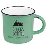 Grafik-Werkstatt Kaffeetasse 0,4 l Grün 3 St.