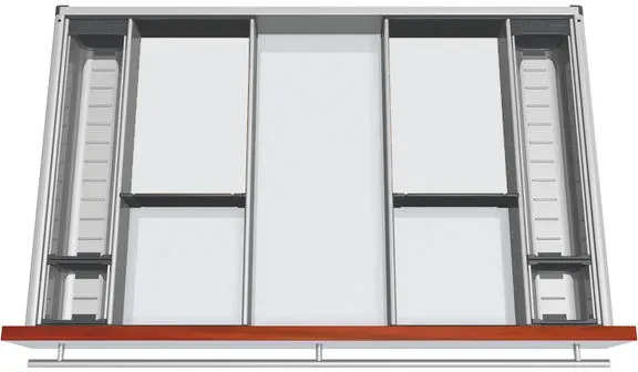 BLUM ORGA-LINE Facheinteilungs-Set KB 800 - 899/NL 550 mm Edelstahl/Kunststoff