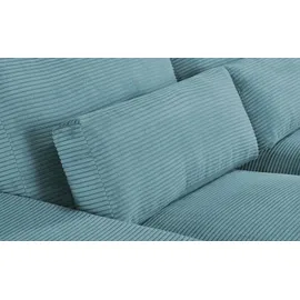 Sofa.de Ecksofa Branna ¦ türkis/petrol ¦ Maße (cm): B: 412 H: 88 T: 386.0