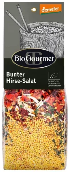 BioGourmet Bunter Hirse-Salat demeter
