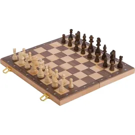GoKi Schachspiel in Holzklappkassette