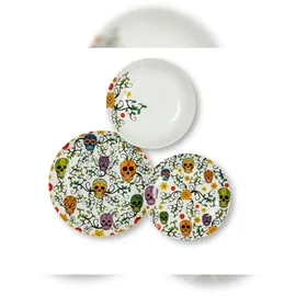 Excelsa Calavera Tellerservice 18-tlg. bunt