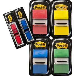 Post-it Post-it® Index Haftmarker farbsortiert 4x 50 Streifen + gratis, 2x Index-Pfeile à 24 Streifen