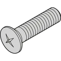 Schroff Linsensenkkopfschraube mit Kreuzschlitz - SENKSCHR.LIN.M2,5X10 100ST