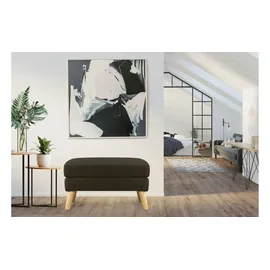 Konsimo Hocker Tagio , braun , Maße (cm): B: 80 H: 46