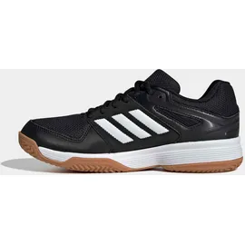 adidas Speedcourt Indoor Shoes, core Black/FTWR white/GUM10, 42 2/3 EU - Weiß/Schwarz/Braun - 42,5