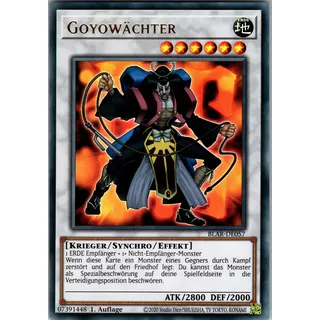 Goyowächter - BLAR-DE057 - Ultra Rare - 1. Auflage - Deutsch - Yugioh - Battles of Legend: Armageddon - mit RC-Fieldcenter