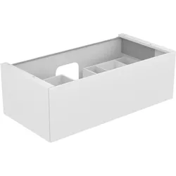 Edition 11 Waschtischunterbau mit Auszug u. Beleuchtung 1050 x 350 x 535 mm cashmere/Glas cashmere WTU Edition 11 31351, 1 Auszug, Bel., cashmere/Glas cashmere