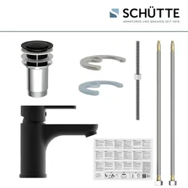 Schütte Waschtischarmatur Denver Schwarz matt