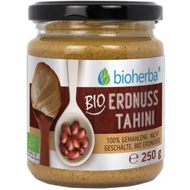 BIOHERBA R Erdnuss Tahini 100 % gemahlene nicht Geschälte 250 g
