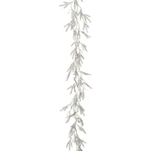 Creativ green Winterliche Kunstpflanze 180 cm silber