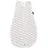 Träumeland S0300302 Sommerschlafsack LIEBMICH aus Tencel, Design weiß mit grauen Sternen, Größe 60 cm, mehrfarbig