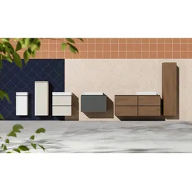 Hansgrohe Xilesa E Hochschrank 40 x 35 x 165 cm Eiche Kaschmir Holz