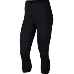NIKE Damen Fitness-Tights/Capri-Hose 3/4-Länge, BLACK/WHITE, XS